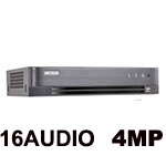 DVR 16CH 4MP HIKVISION DS7216HQHI-K2(S) CON 16 AUDIOS